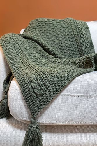 Knitwear blanket